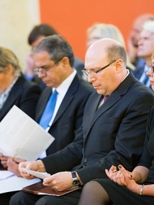 Memory diplomas granted for Nachmanas Šapira, Vladas Lazersonas, Chlaune Meištovskis and Noachas Pryluckis in 3 April 2017.